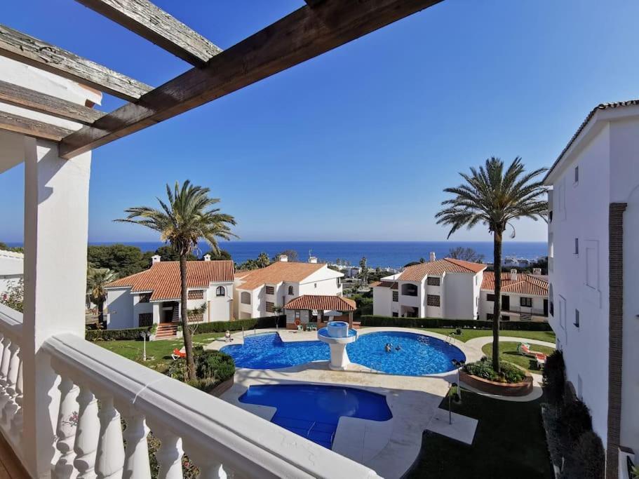 2Br+1Bthr Precioso Apartamento Con Vistas Al Mar Mijas Eksteriør billede